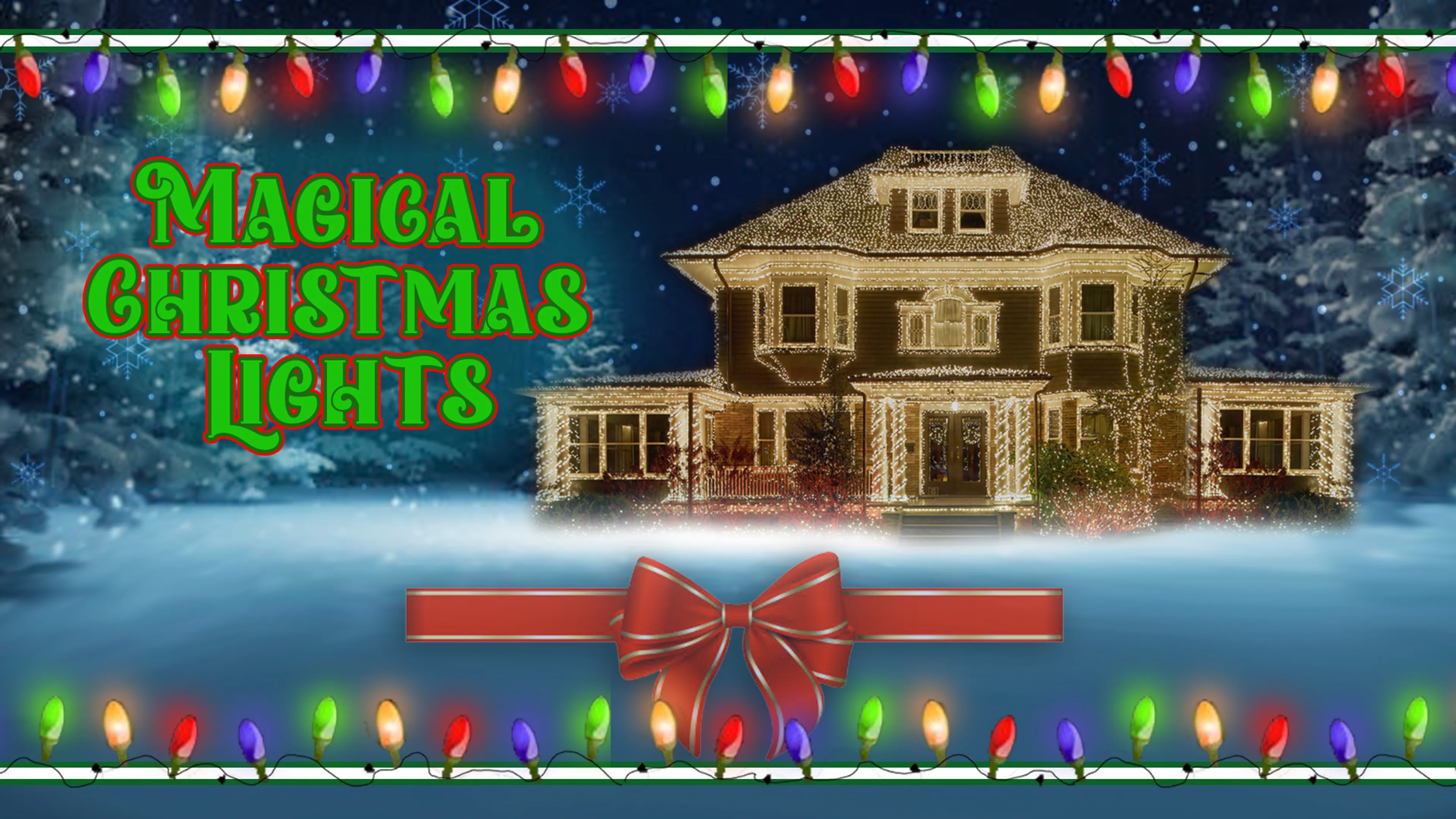Magical Christmas Lights poster